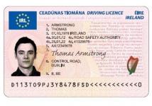 Nova carta de condução Europeia
